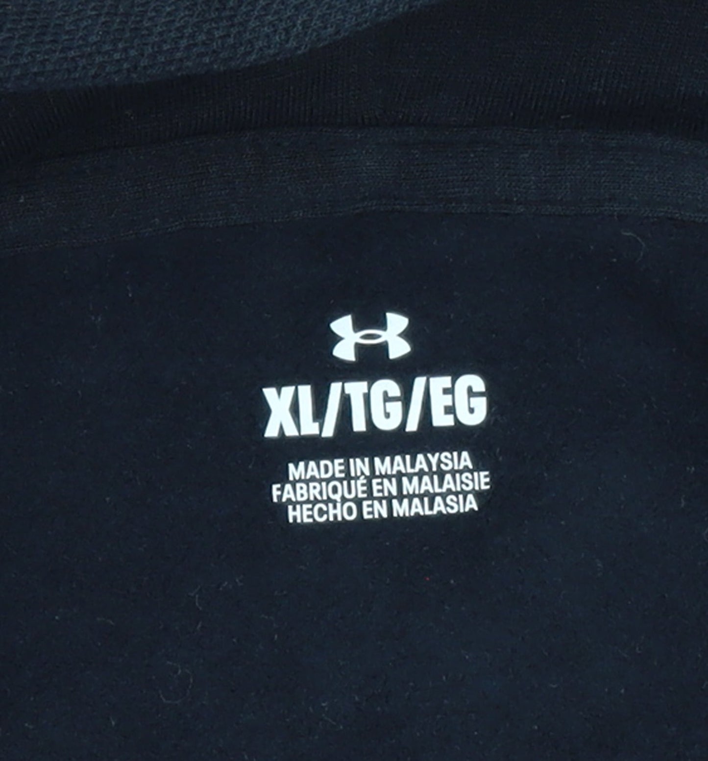 Under Armour Womens Black XL 1/2 Zip Hooded Sweatshirt