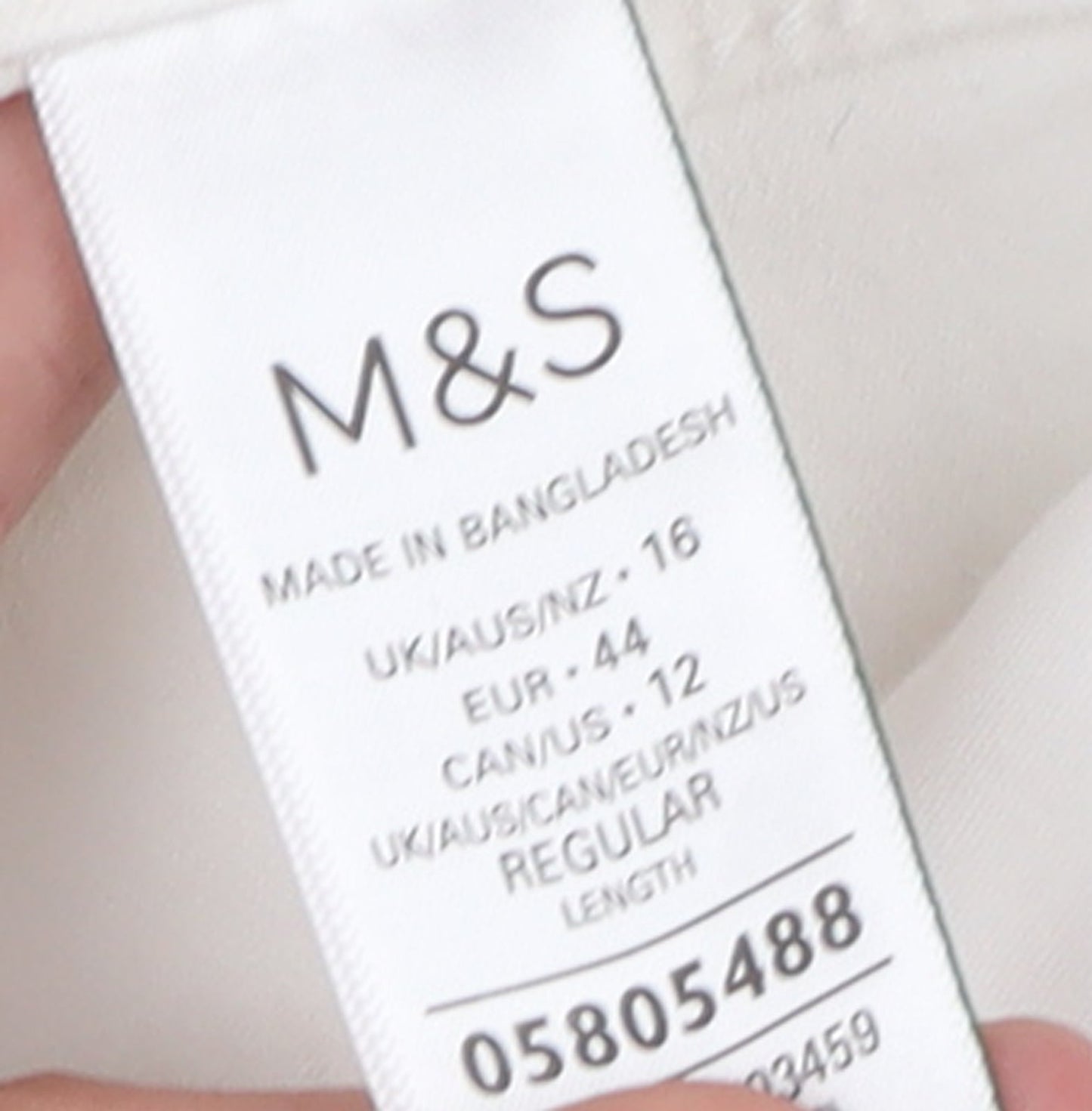 Marks and Spencer Women’s White Sienna Straight Jeans Size 16 Regular Fit