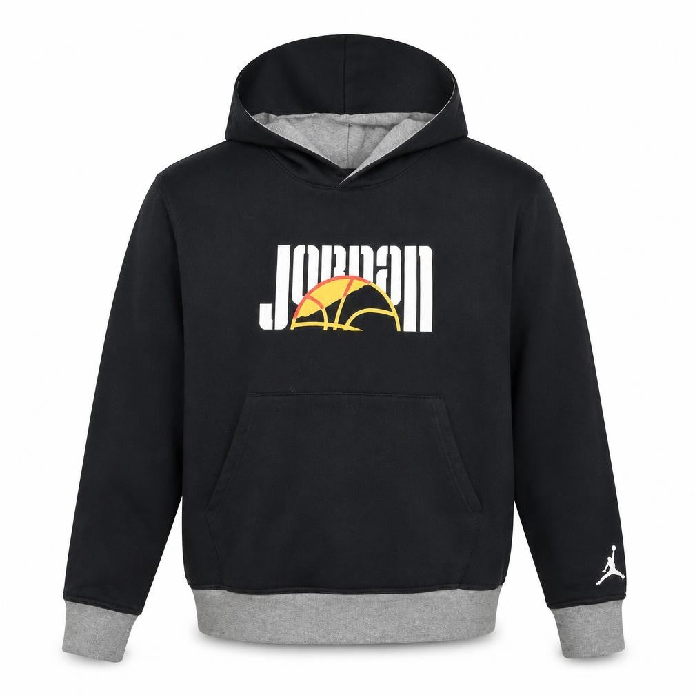 Jordan Men's Black Pullover Hoodie Size M Graphic Logo Sportswear