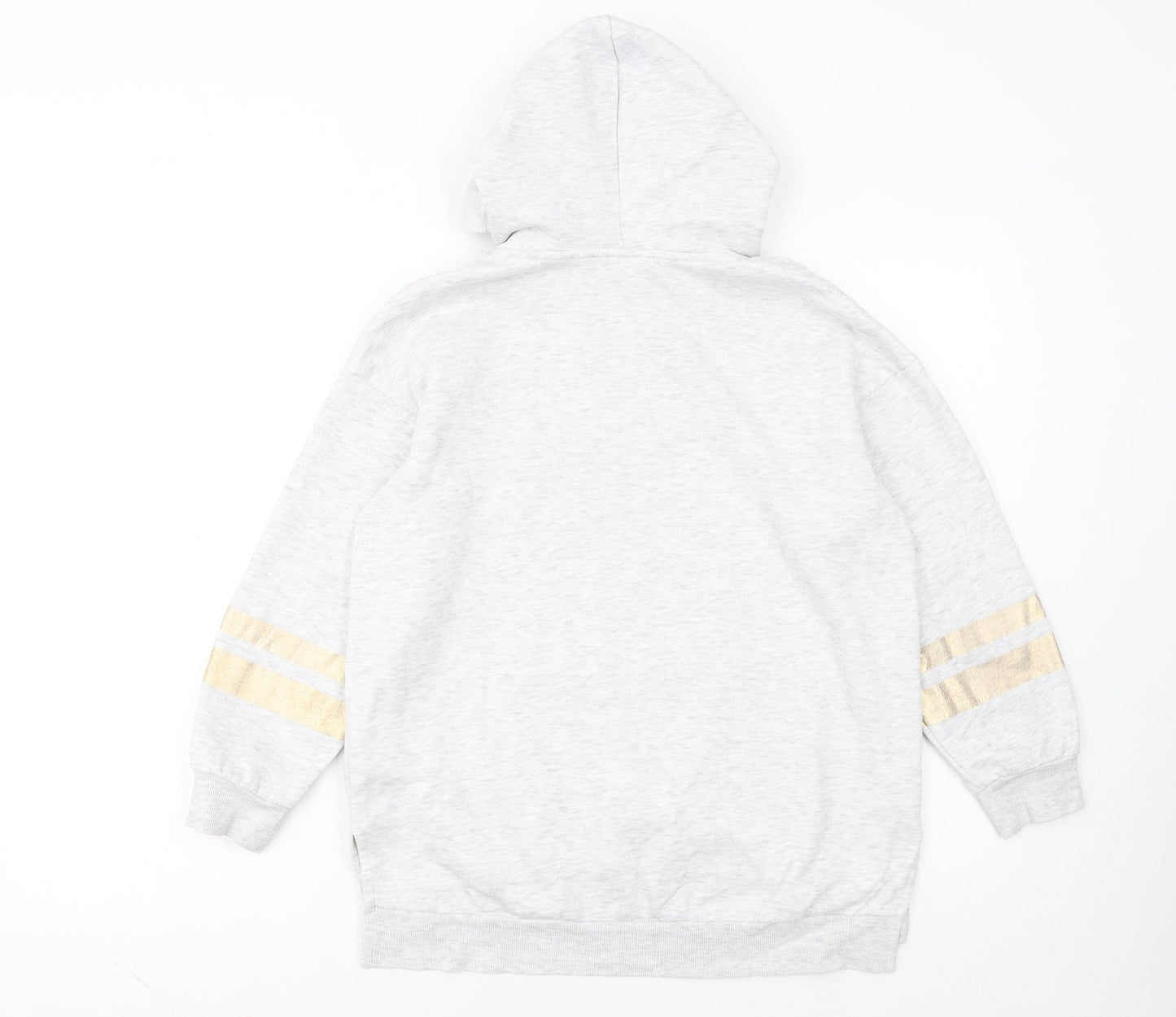 H&M Girls Grey Harry Potter Hoodie 9-10 Years Pullover Hogwarts Crest