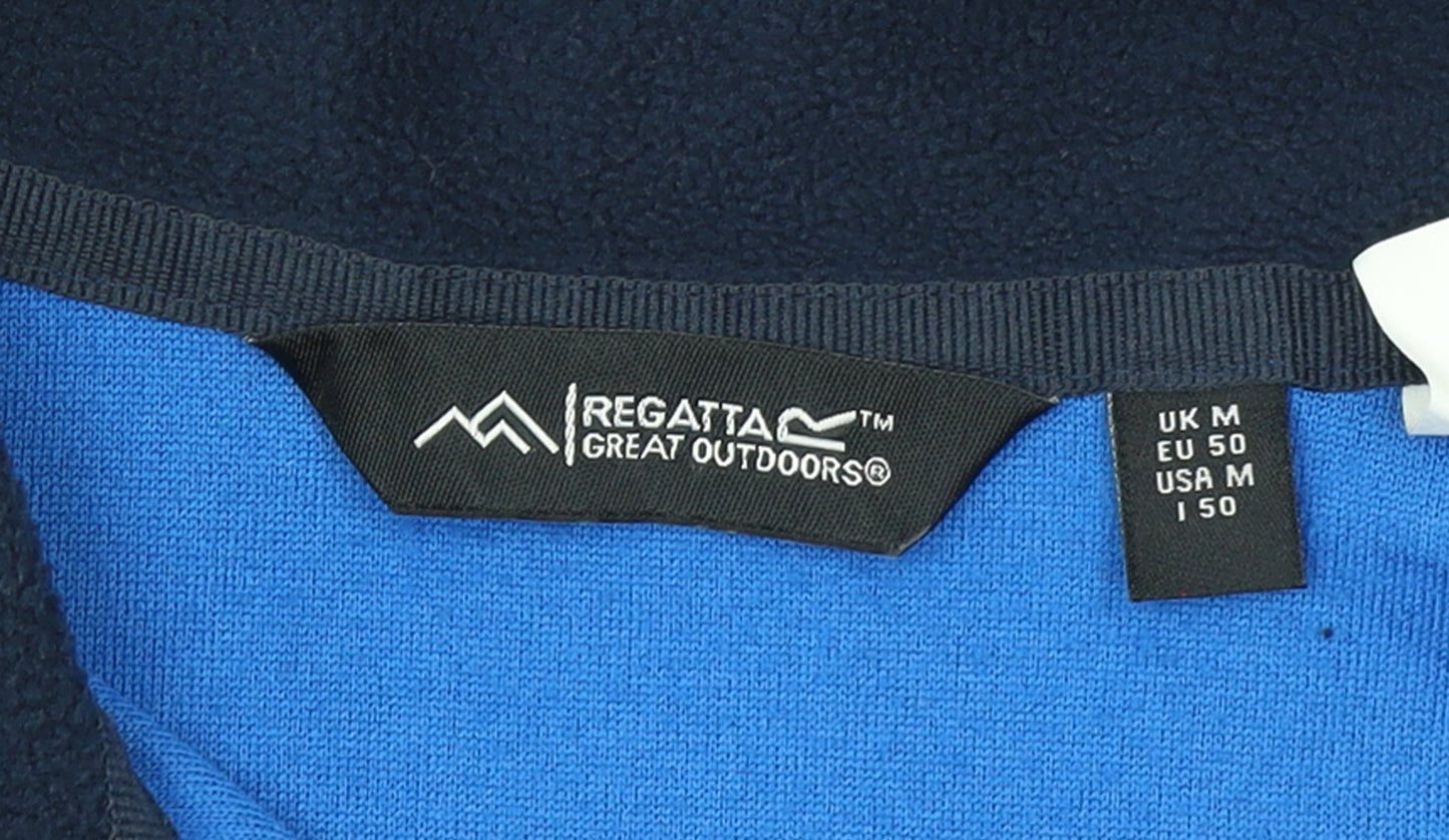 Regatta Men's Blue Fleece Half Zip Pullover Sweatshirt M