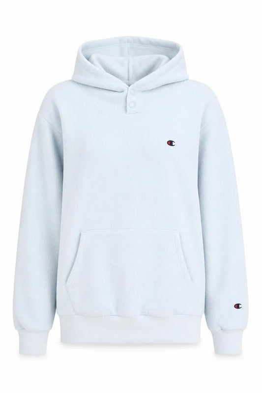 Champion Women's Light Blue Pullover Fleece Hoodie Size S