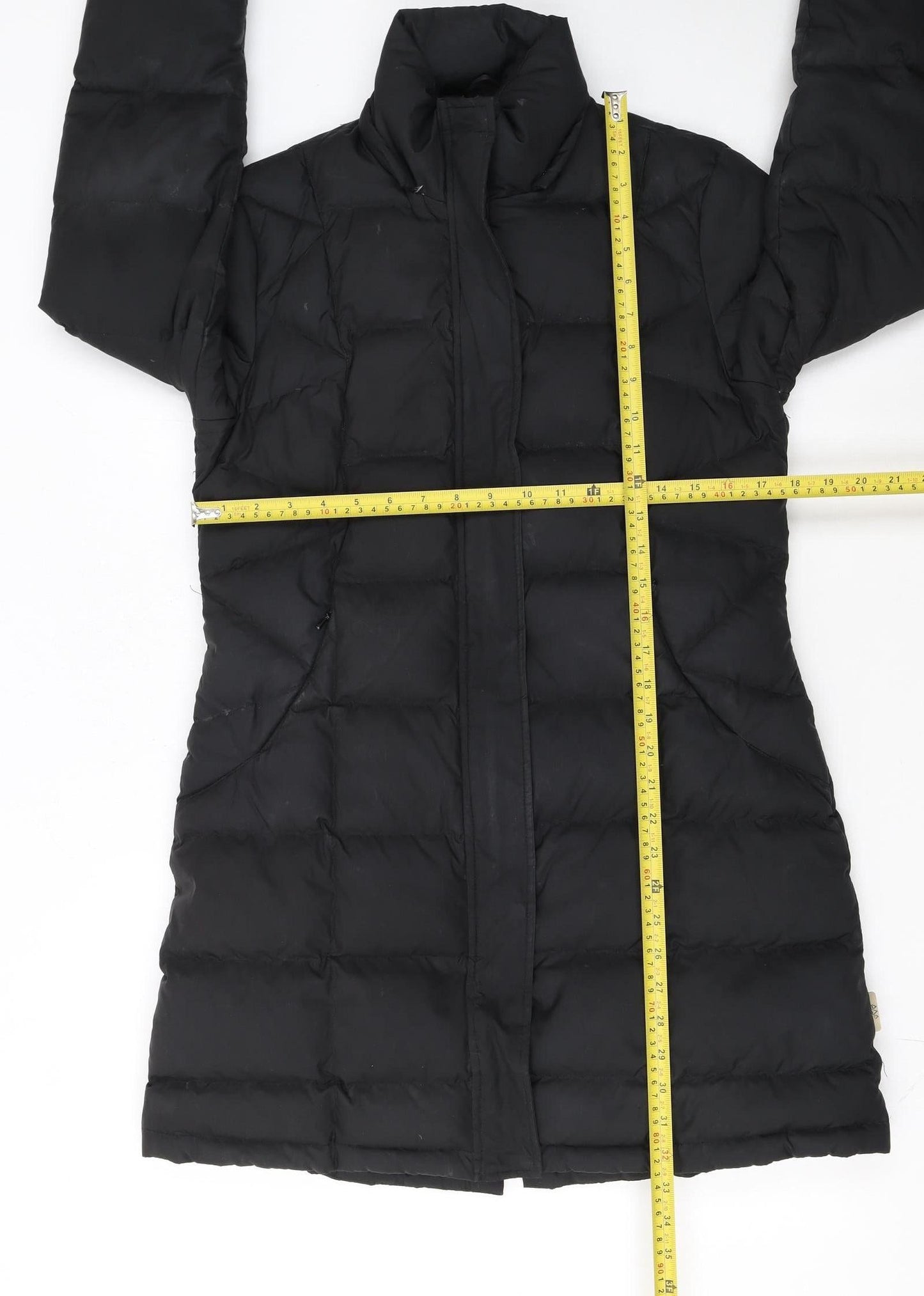 Marks and Spencer Women’s Black Long Puffer Coat Size S