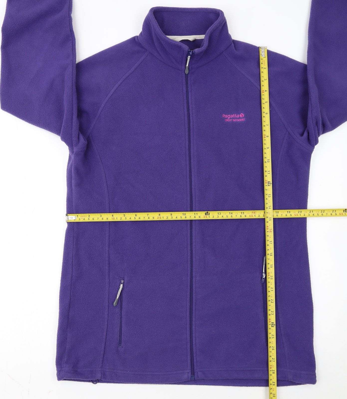 Regatta Women's Purple Fleece Full Zip Jacket Size 16