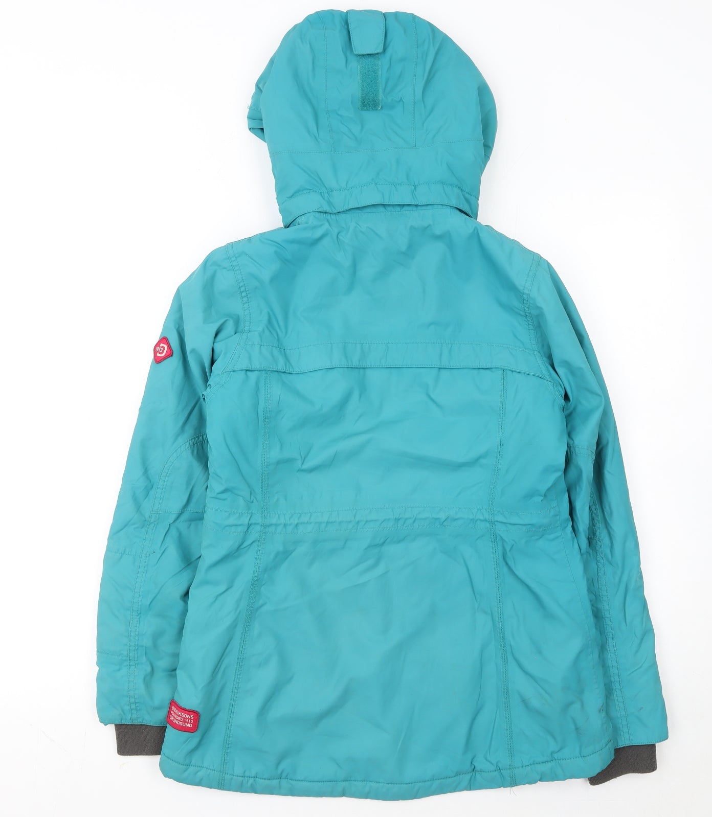 Didriksons Girls Blue Waterproof Hooded Parka Coat 11-12 Years