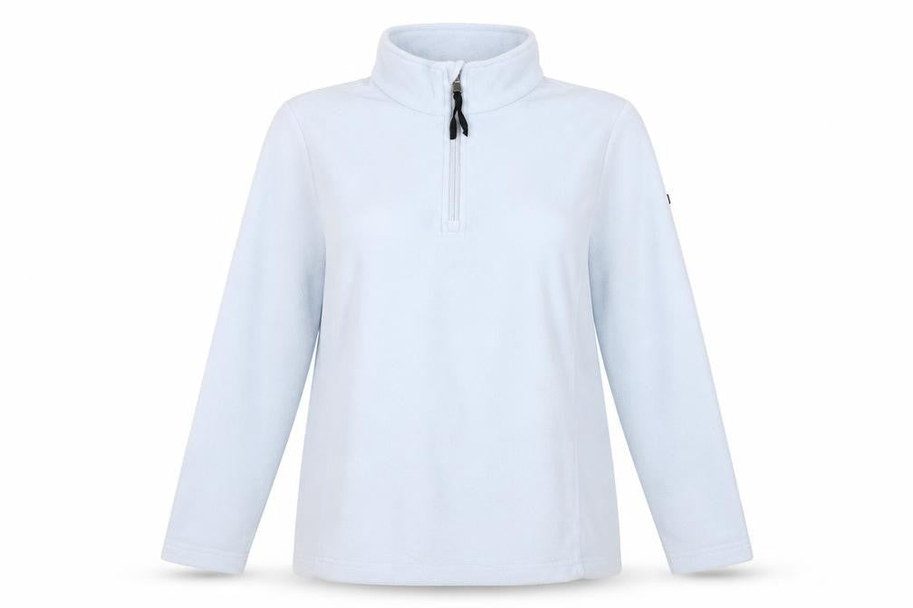 TOG24 Women Blue Fleece 1/2 Zip Pullover Sweatshirt Size 18