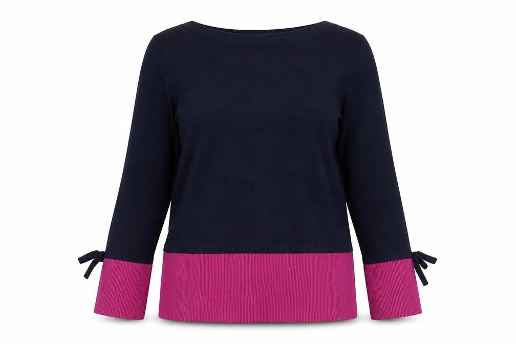 Laura Ashley Women’s Multicoloured Knit Pullover Jumper UK 12