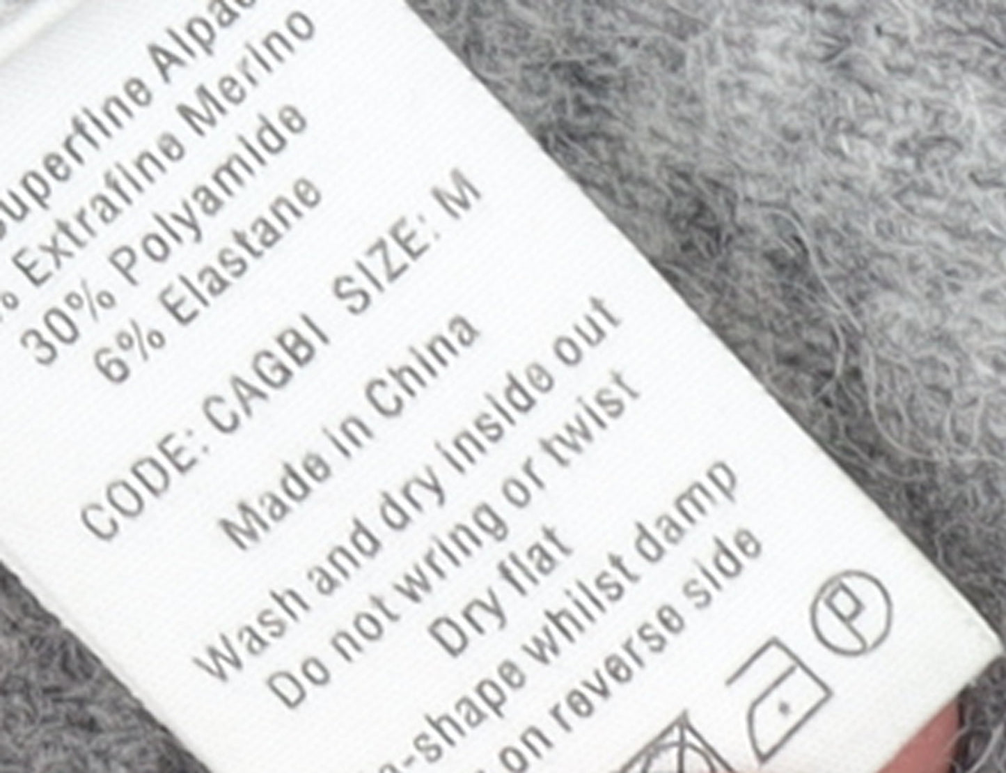 Toast Women Grey Alpaca Wool Pullover Jumper Size M