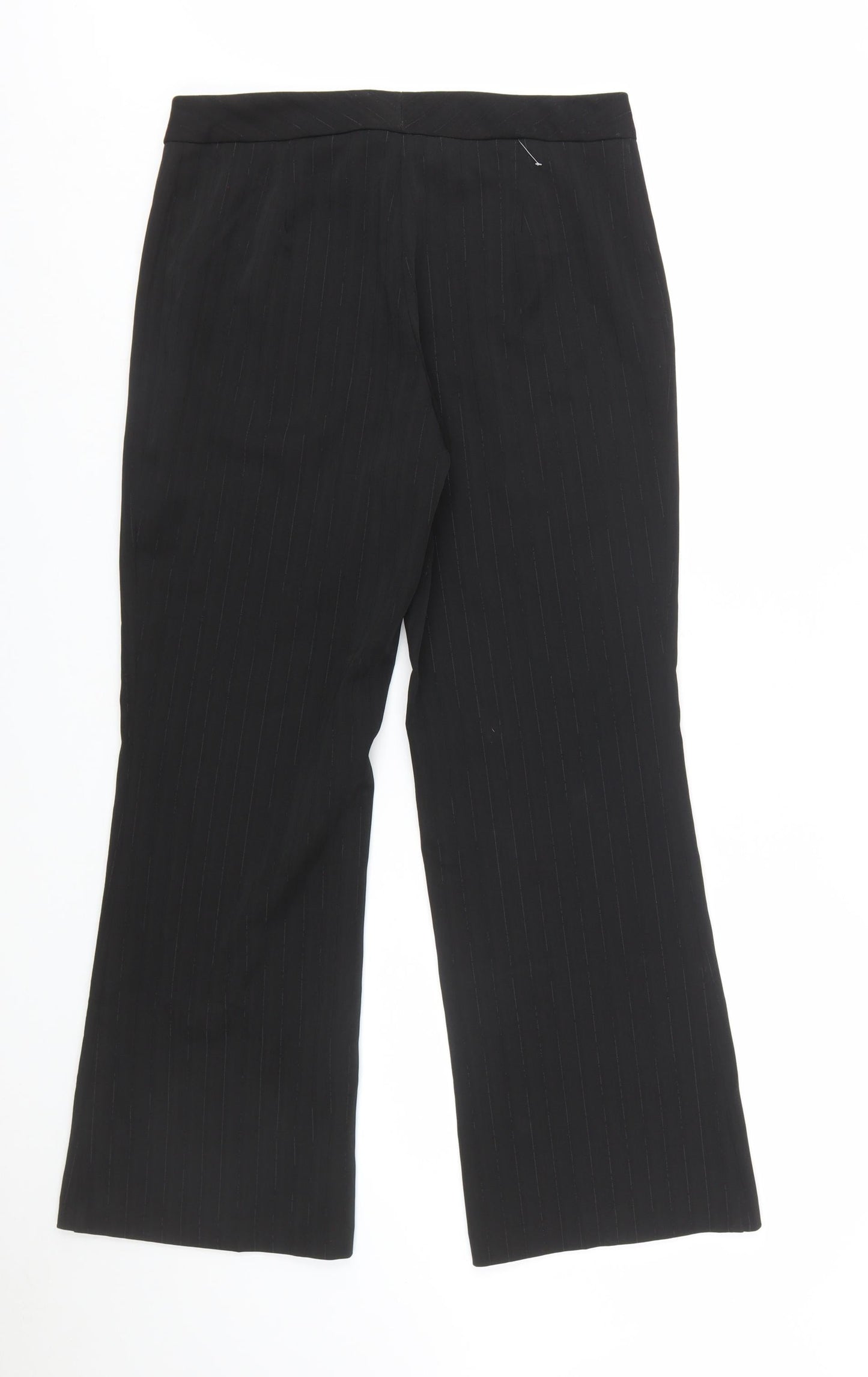 Studio 1940 Women’s Black Pinstripe Petite Dress Trousers Size 10P