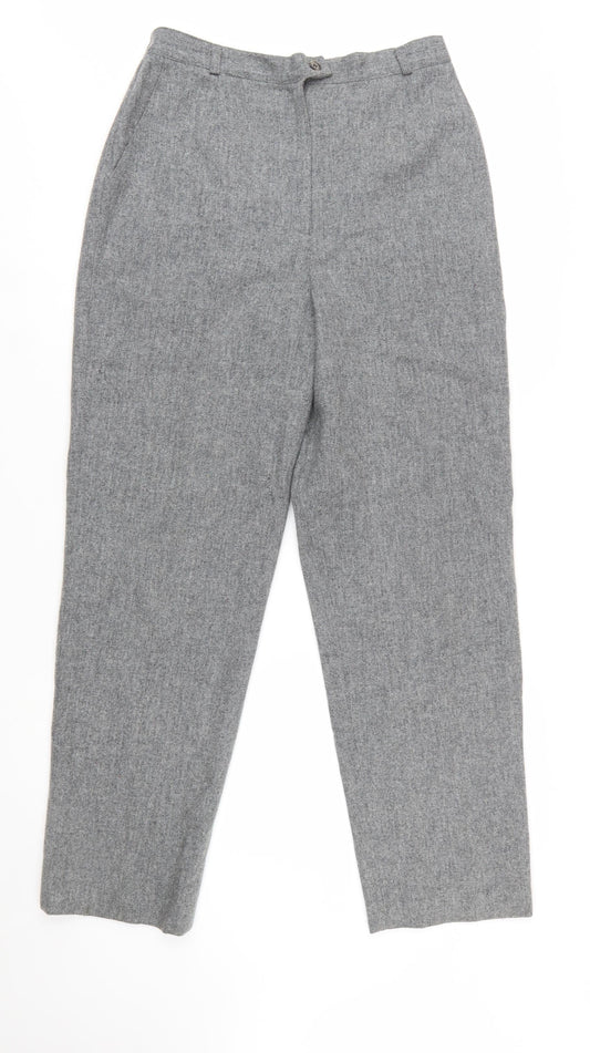 Koret Career Womens Grey Wool Dress Pants Size 14 Lined Workwear