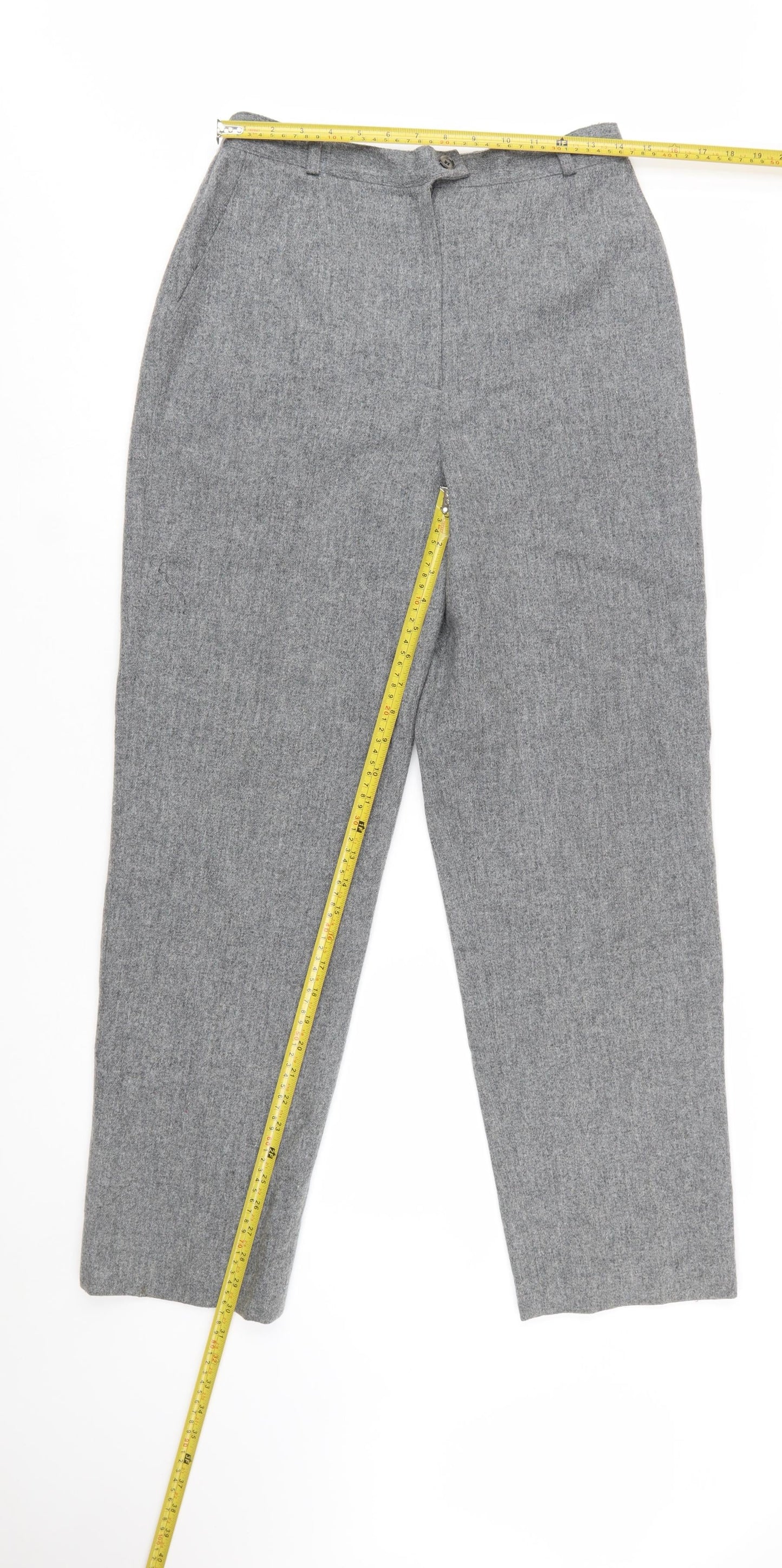 Koret Career Womens Grey Wool Dress Pants Size 14 Lined Workwear