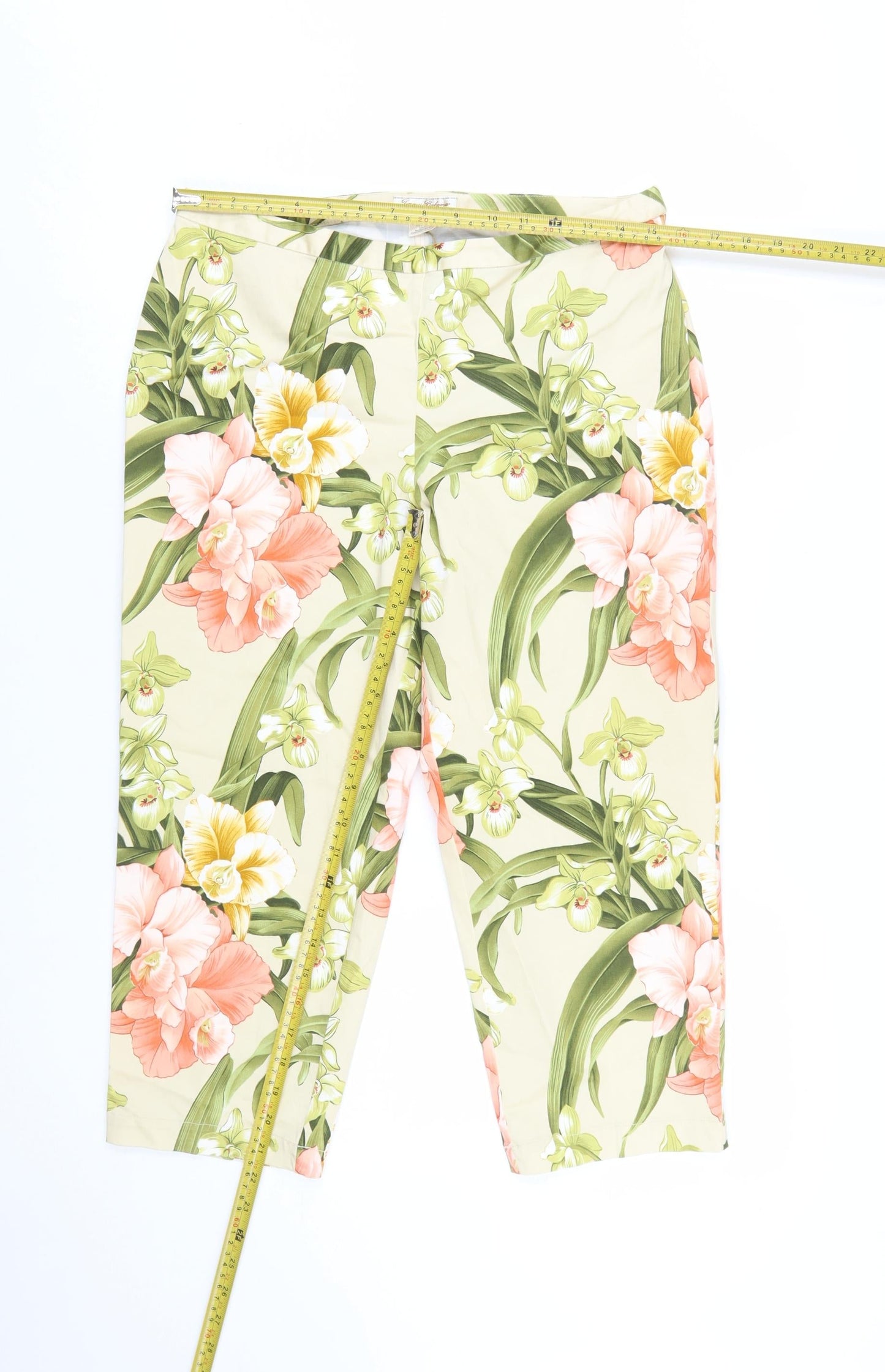 Tommy Bahama Women’s Multicoloured Floral Capri Trousers Size 10 Cotton Stretch