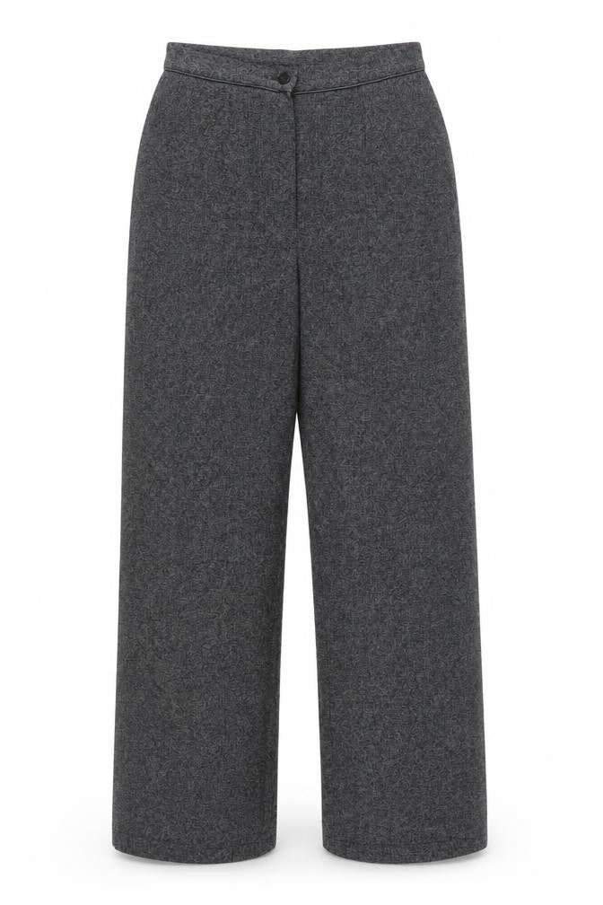 Jessica Women’s Black Size 6 Straight Trousers Polyester Rayon Blend