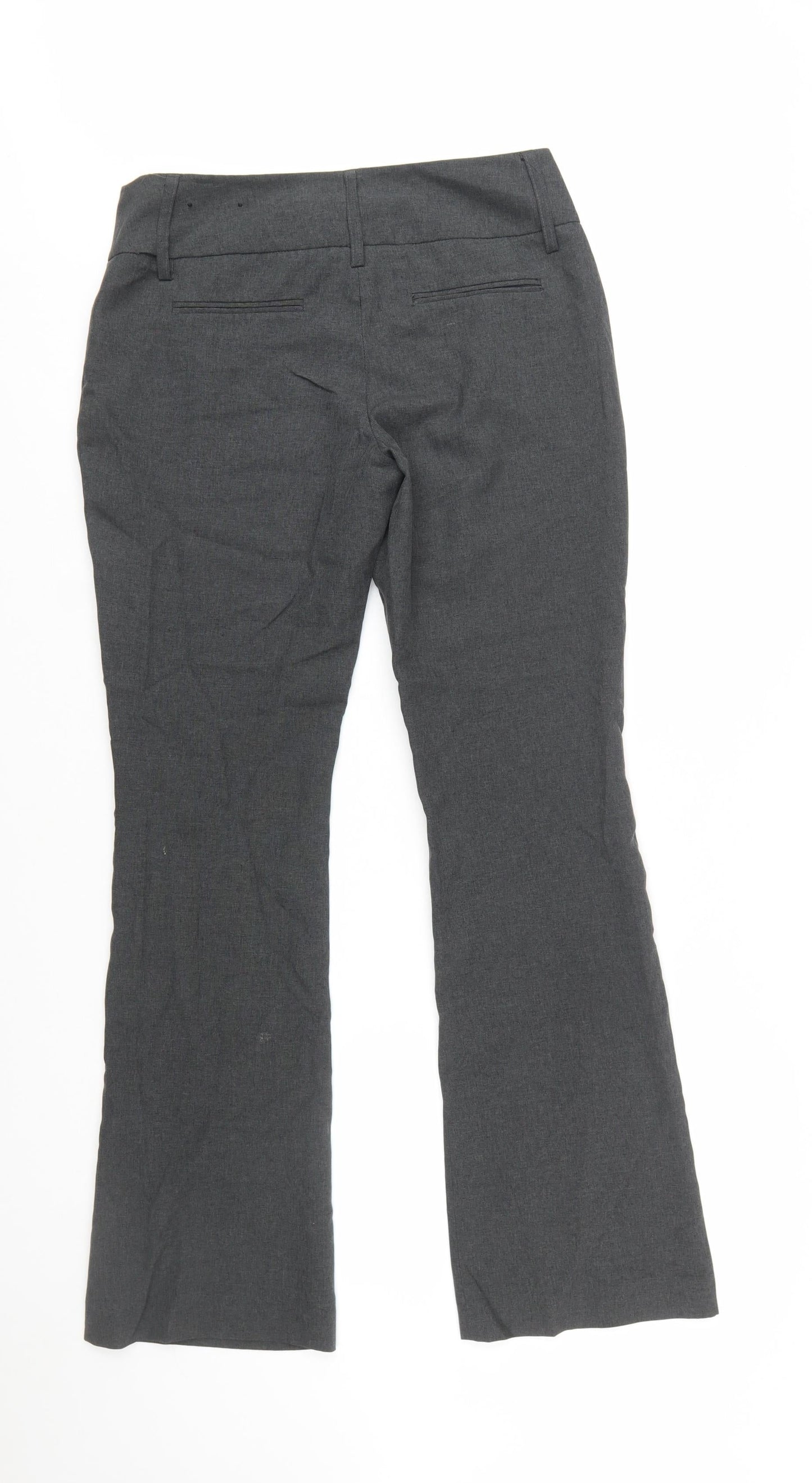 Suzy Shier Women’s Grey Dress Pants Size 10 Flared Polyester Trousers