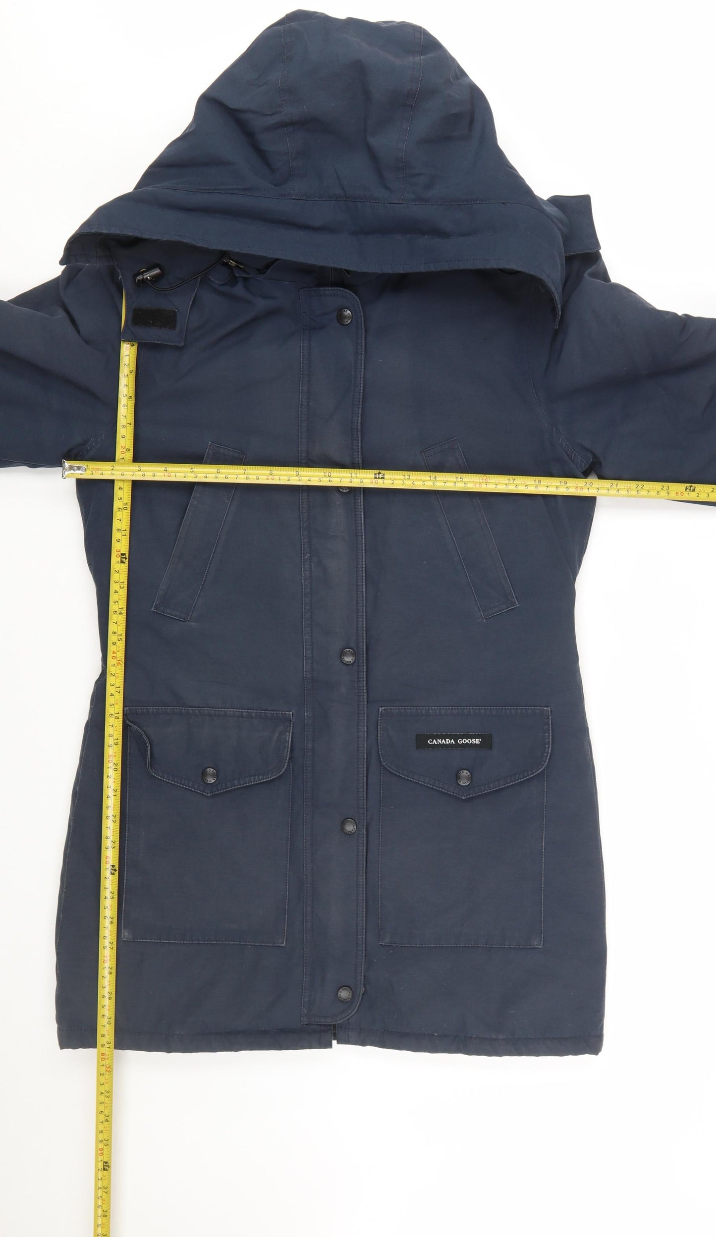 Canada Goose Womens Blue Parka Coat S Hooded Down Winter Jacket