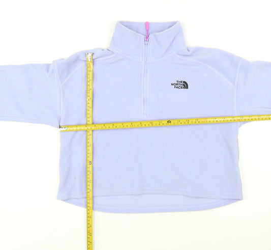 The North Face Womens Lilac Fleece Pullover Sweatshirt Medium