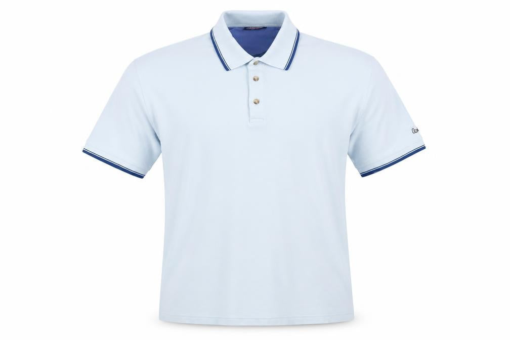Lee Cooper Men's Blue XL Cotton Short Sleeve Polo Shirt