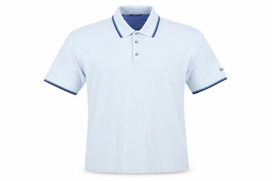 Lee Cooper Men's Blue XL Cotton Short Sleeve Polo Shirt