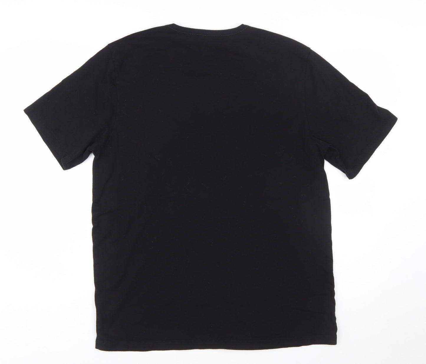 BOSS Men's Black 2XL Crew Neck Cotton T-Shirt