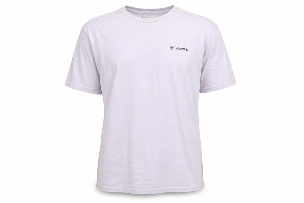 Columbia Men's Purple Graphic Outdoor T-Shirt Size M