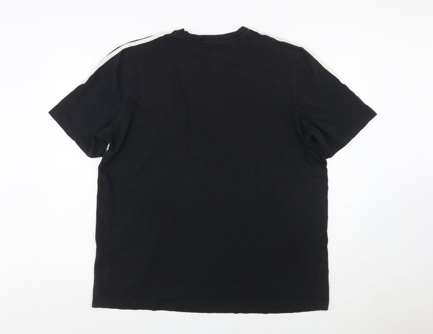 Adidas Men's Black XL Crew Neck Short Sleeve T-Shirt