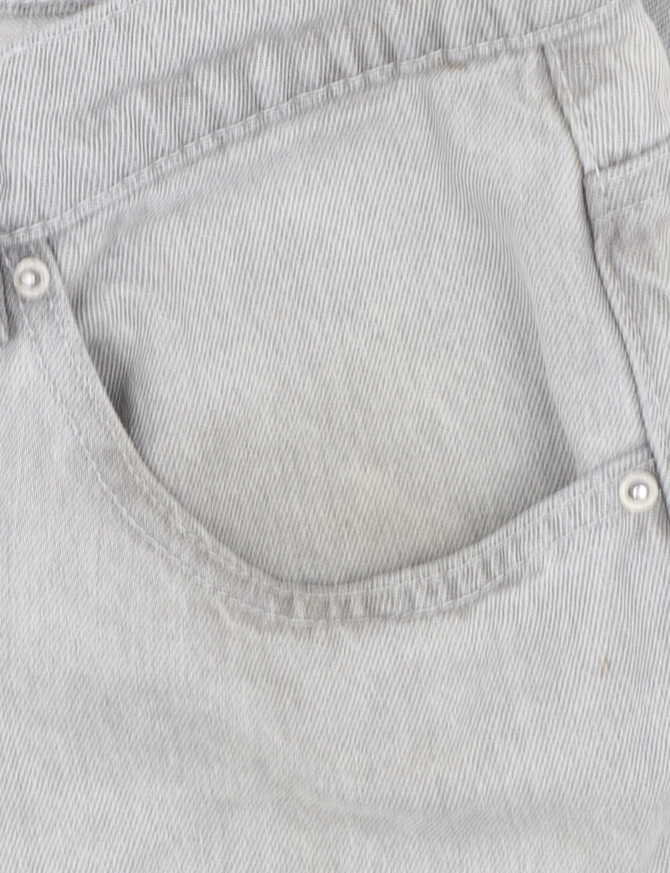 Broken Planet Market Grey Women's Straight Jeans W30 L30