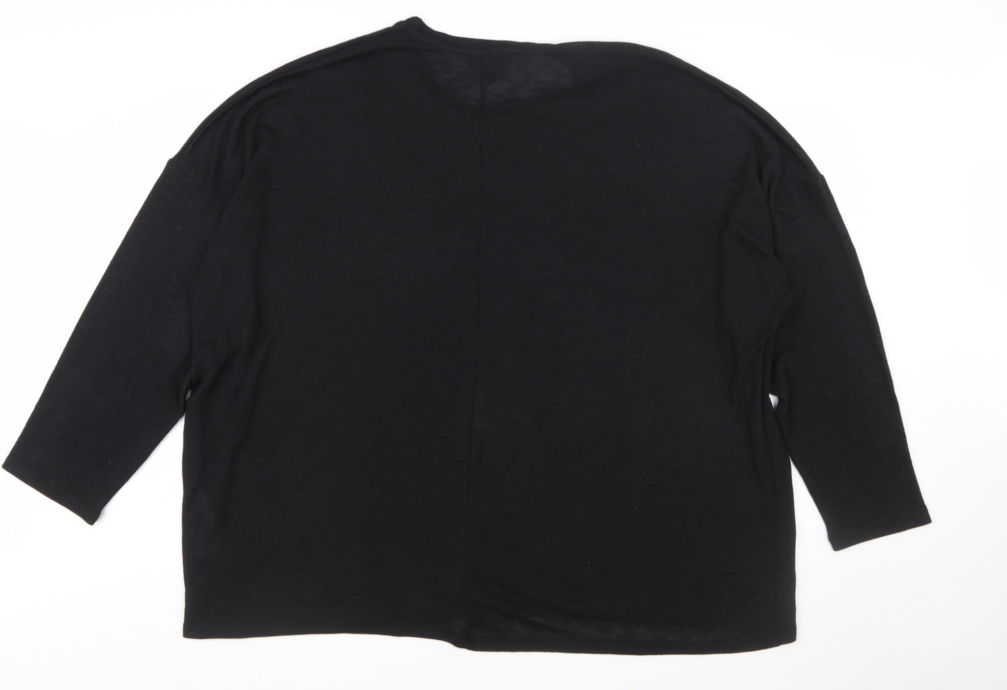 New Look Women Black Rhinestone Plus Size 32 Pullover Jumper