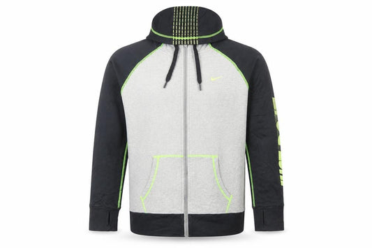 Nike Men's Grey Full Zip Therma-Fit Hoodie XL Sports Fleece