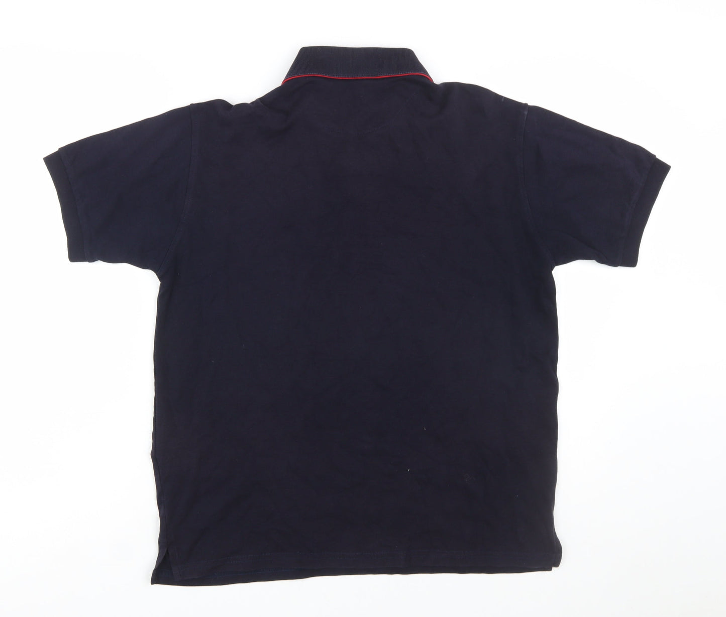 Paul & Shark Men's Blue Regular Fit Cotton Polo Shirt Size L