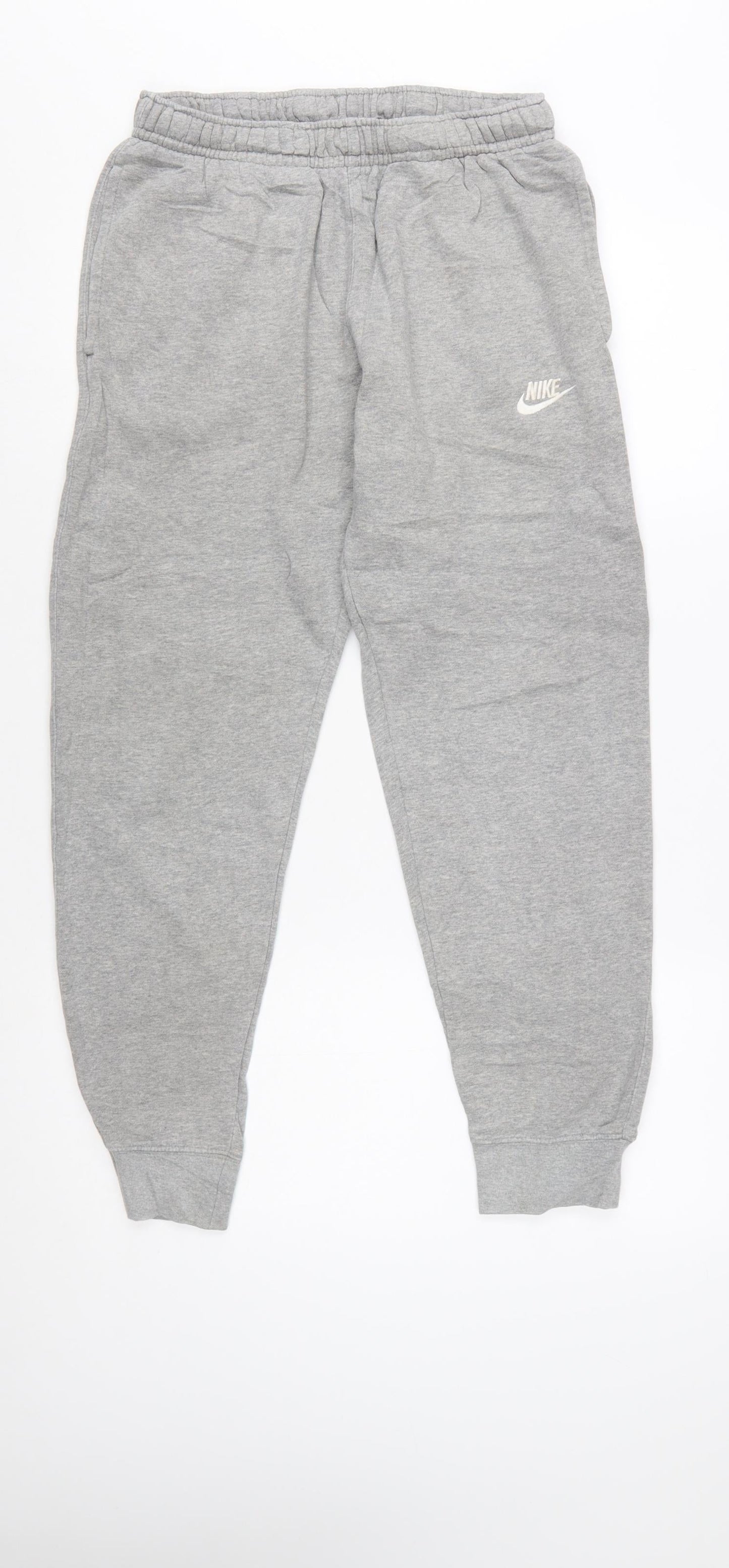 Nike Men's Grey Jogger Sweatpants Small Regular Fit Fleece