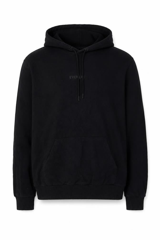Everlast Mens Black Pullover Hoodie Medium Sports Fleece
