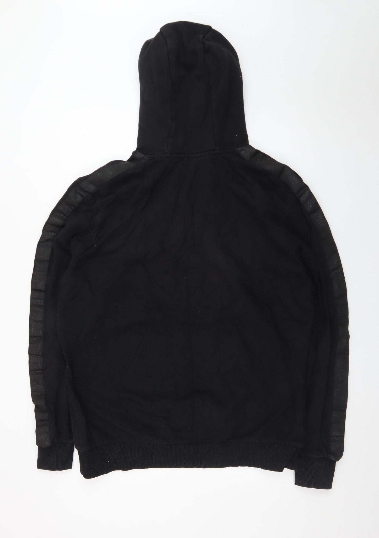 Everlast Mens Black Pullover Hoodie Medium Sports Fleece