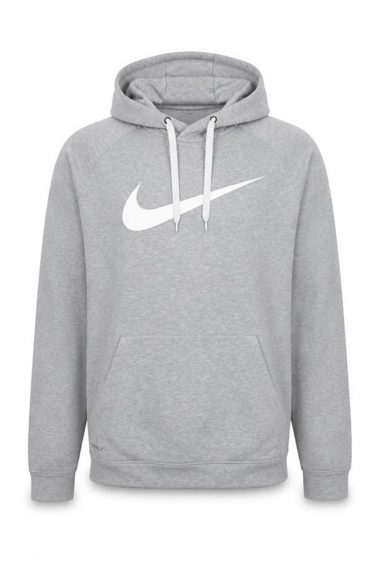 Nike Men's Grey Dri-Fit Pullover Hoodie Size L Sportswear