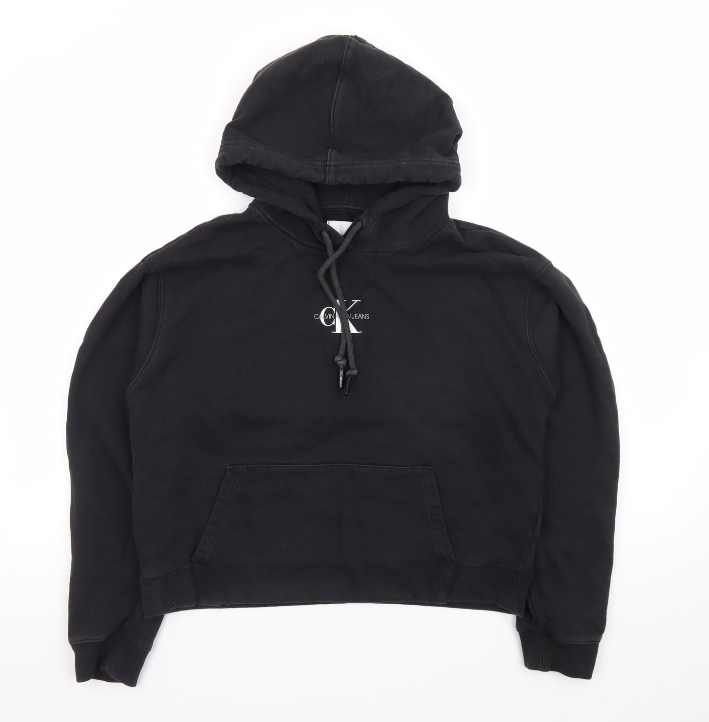 Calvin Klein Jeans Women's Black Pullover Hoodie Size M