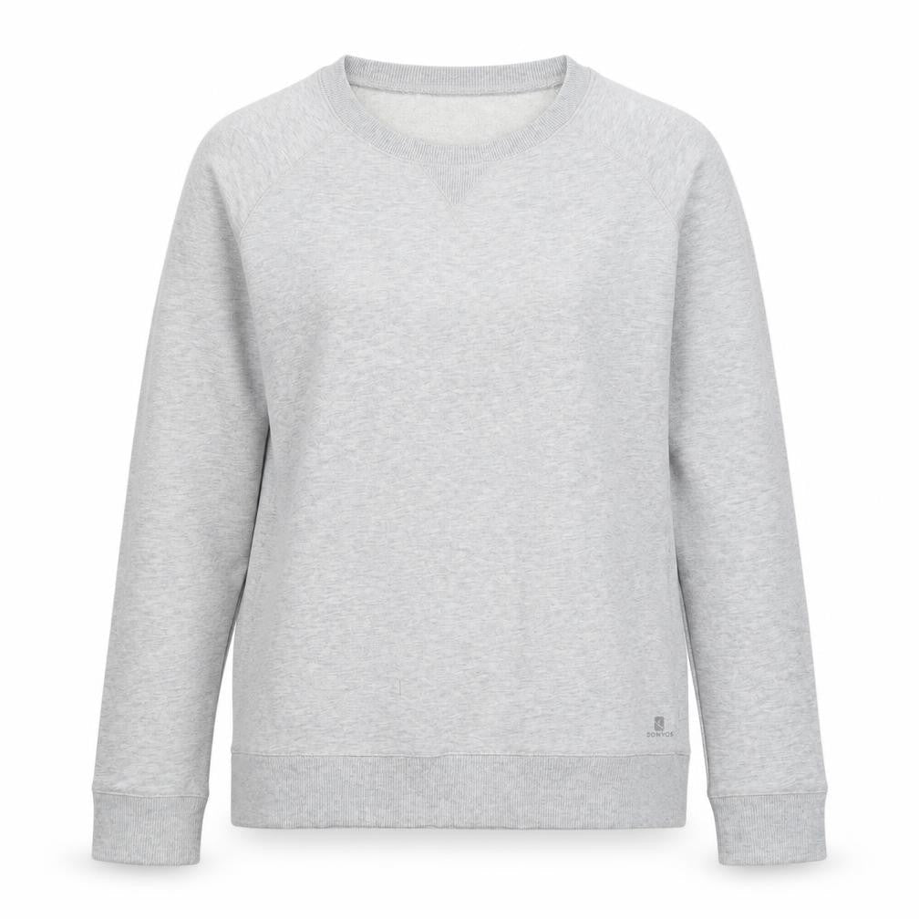 Decathlon Womens Grey Long Sleeve Pullover Sweatshirt L