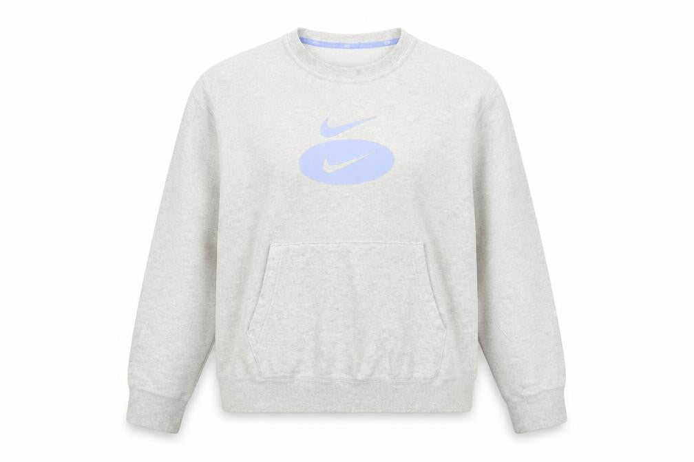 Nike Womens Grey XL Pullover Sweatshirt with Logo