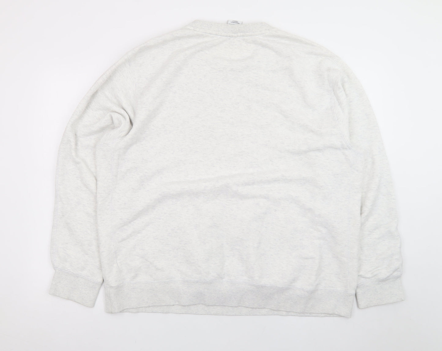 Nike Womens Grey XL Pullover Sweatshirt with Logo