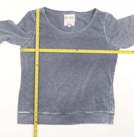 Fat Face Womens Blue Size 16 Pullover Sweatshirt Casual Cotton
