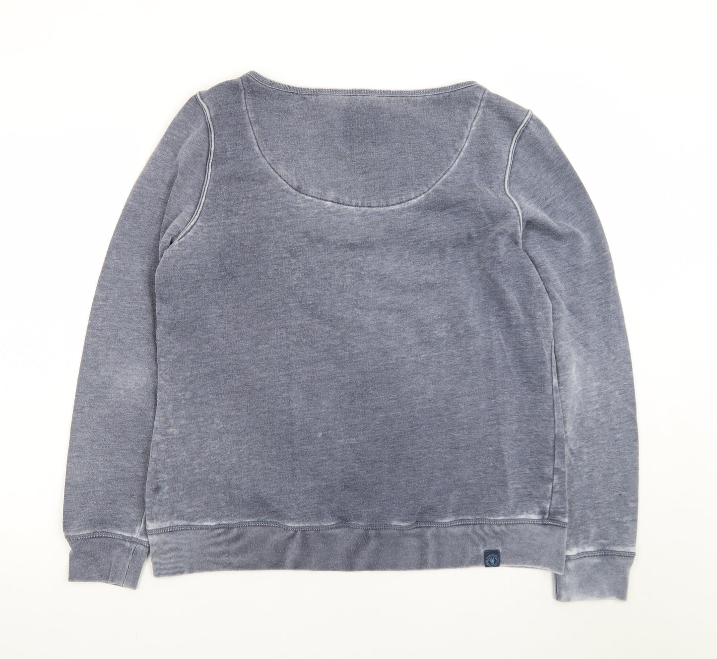 Fat Face Womens Blue Size 16 Pullover Sweatshirt Casual Cotton