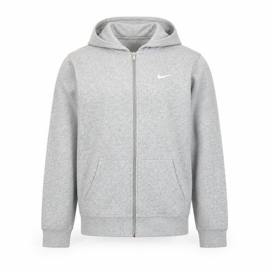 Nike Teens Grey Full Zip Hoodie XL Regular Fit
