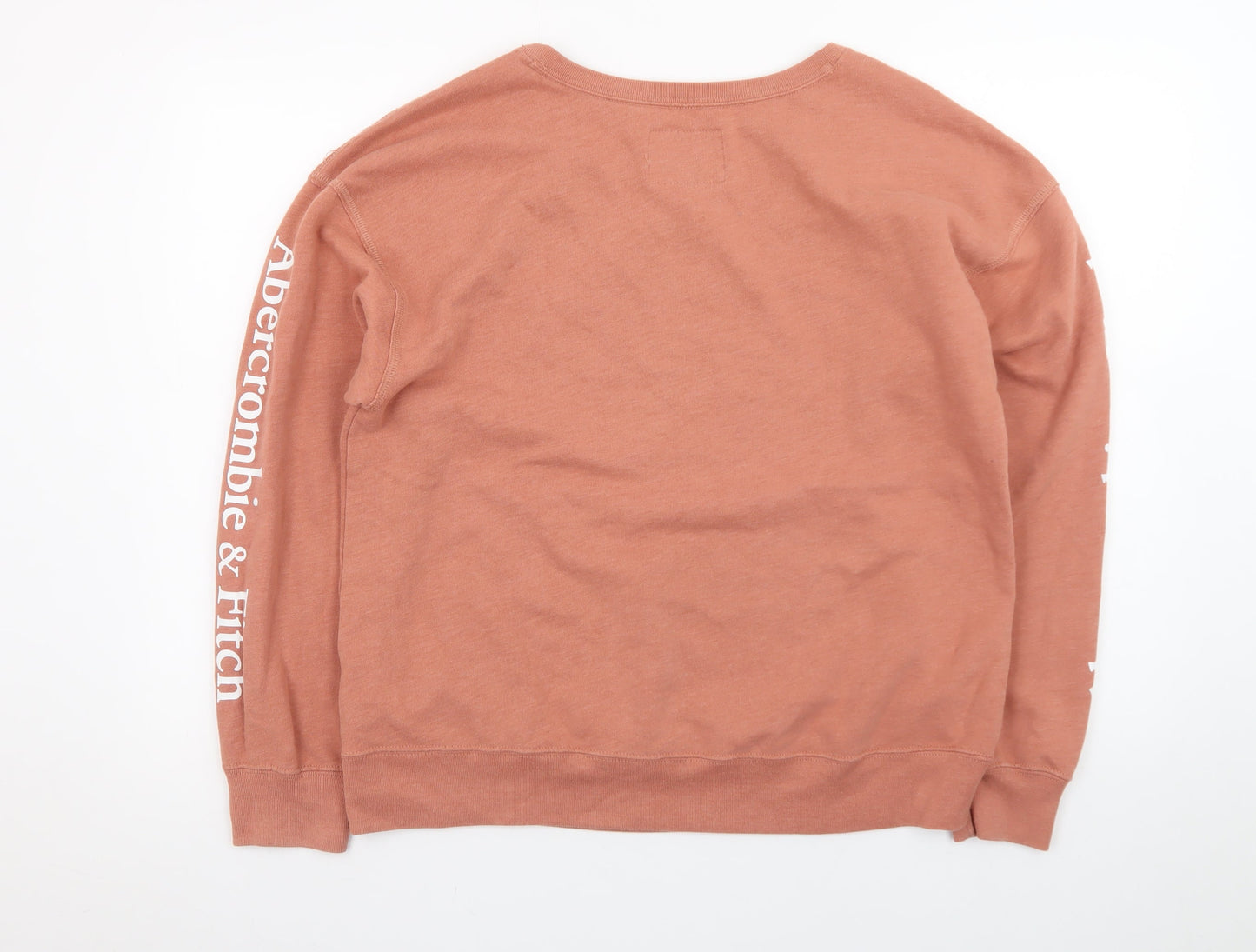 Abercrombie & Fitch Women's Brown Logo Pullover Sweatshirt XL
