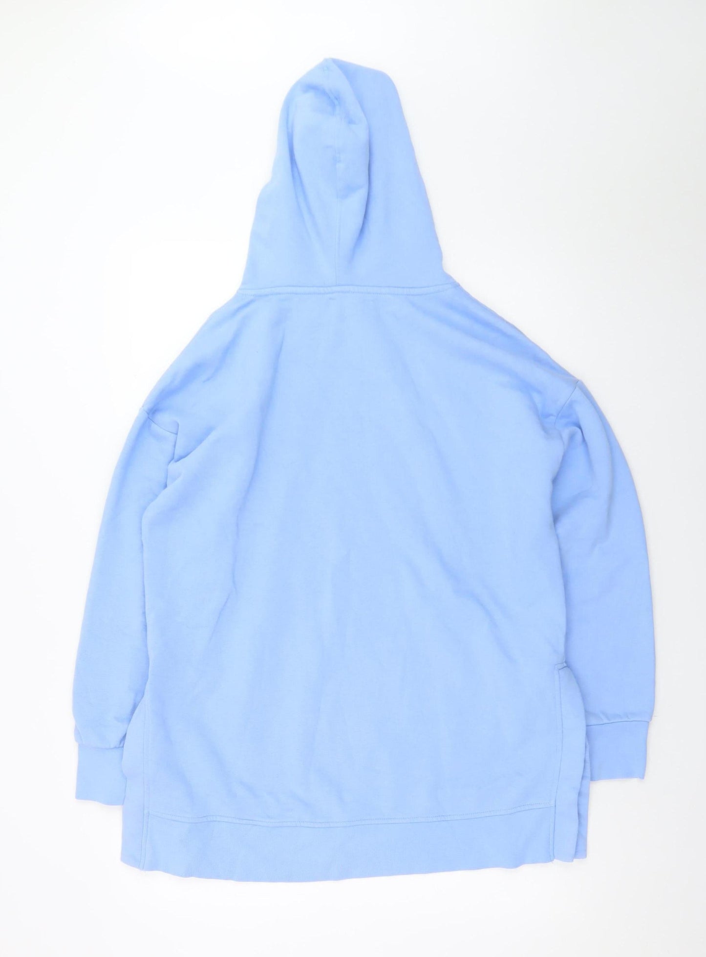 Next Women’s Blue Pullover Hoodie M Cotton Blend Casual Sweatshirt