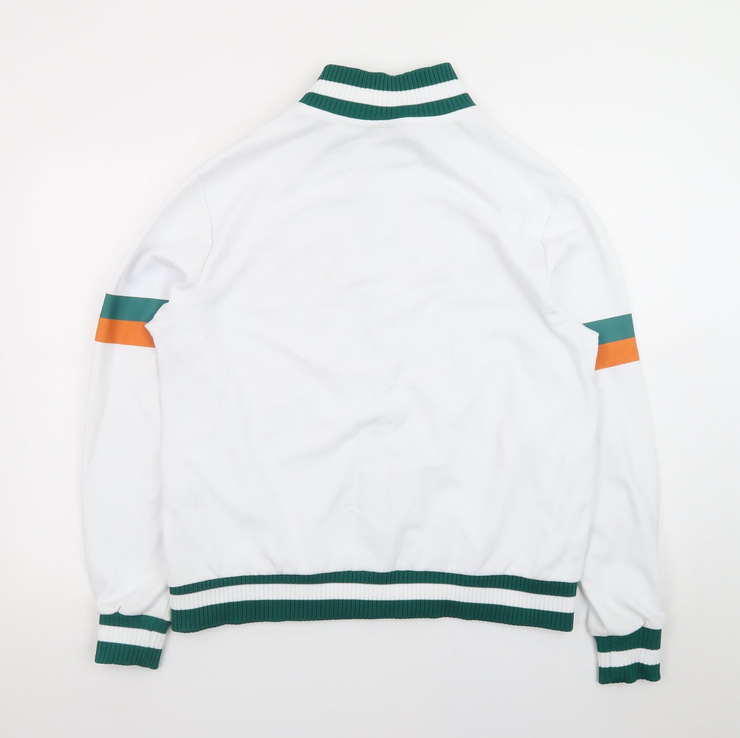 Stranger Things Hawkins Men's White Varsity Jacket Size M