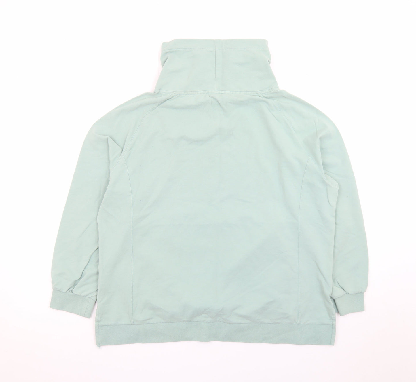 Bella di Notte Women’s Green Pullover Sweatshirt Size 18 Funnel Neck