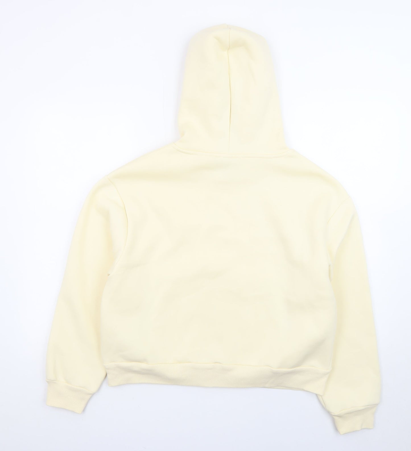 ASOS DESIGN Women Beige Hooded Pullover Sweatshirt Size M UK 12-14