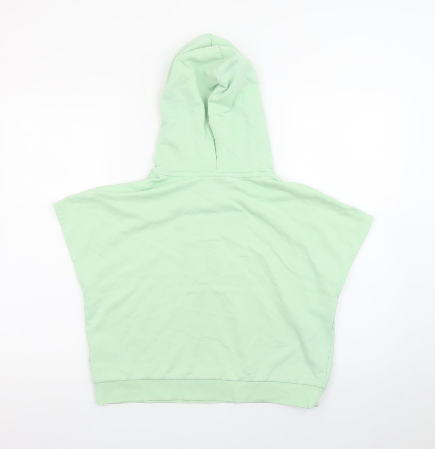 Puma Women Green Sleeveless Pullover Hoodie Size S
