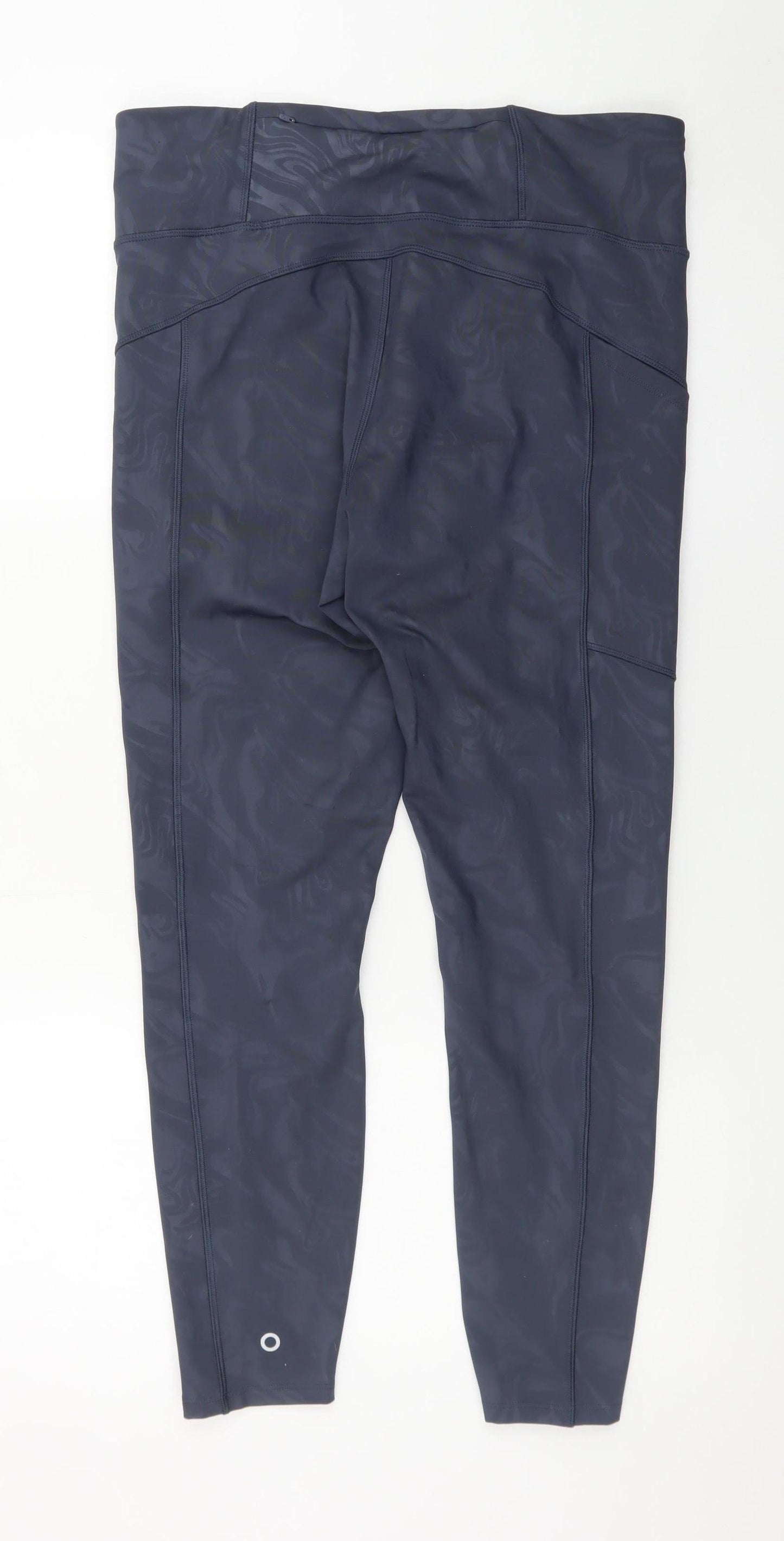 Marks and Spencer Goodmove Blue High Rise Ankle Sports Leggings Size 16