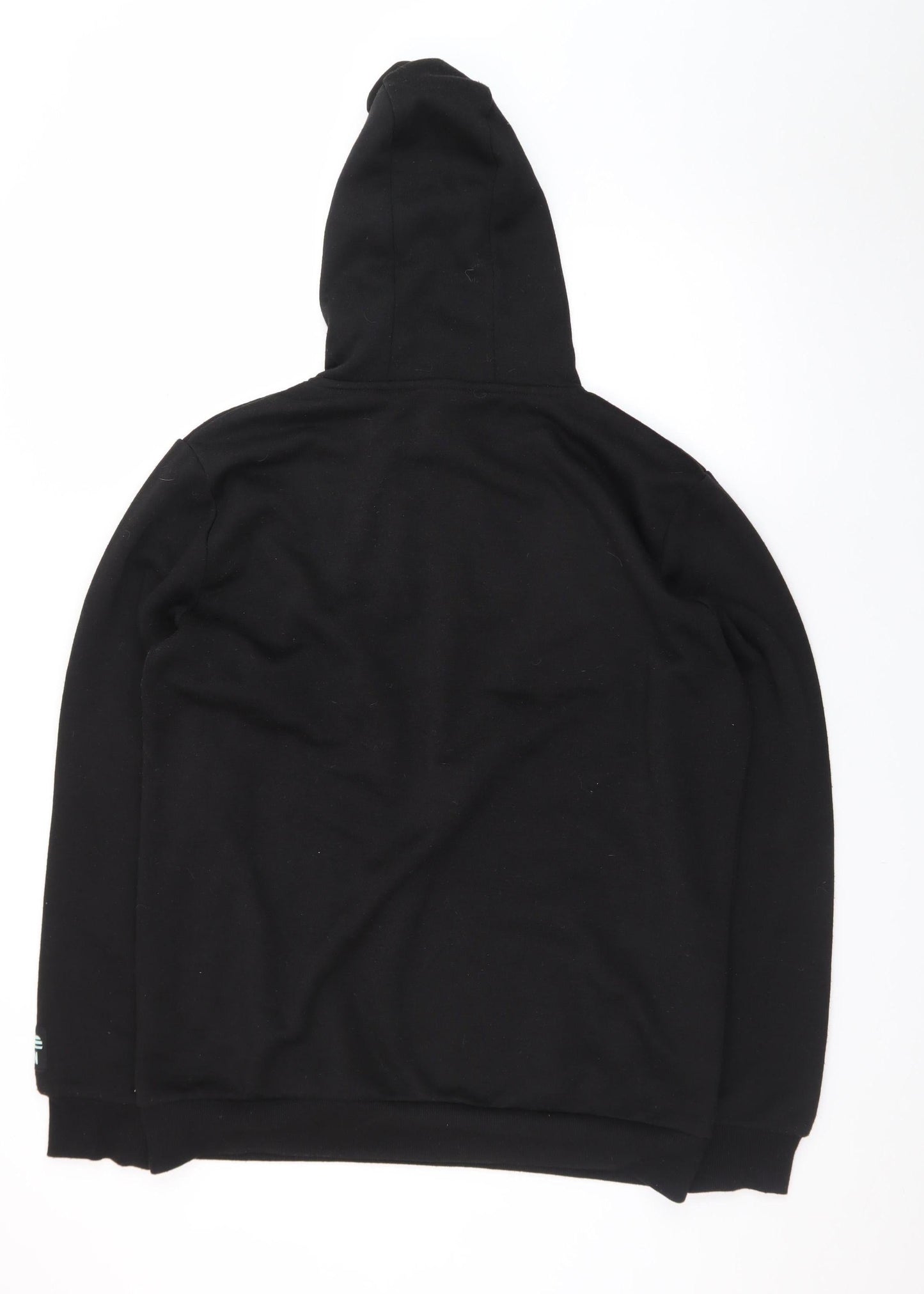 Livergy Men's Black Pullover Hoodie Size L Regular Fit Fleece