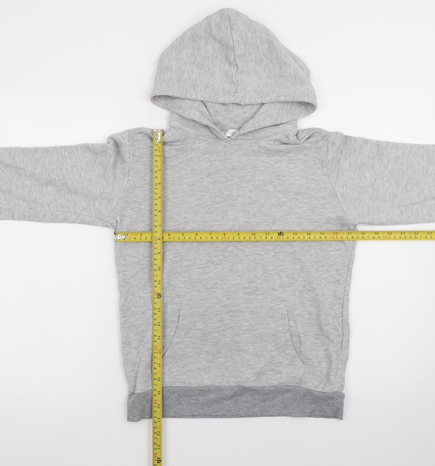 Cache Cache Womens Grey Pullover Hoodie Small Casual Lightweight