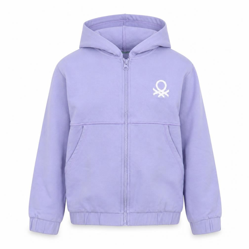 United Colors of Benetton Teens Purple Full Zip Hoodie 9-10 Years